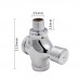 Stool Flush Valve Urinal Delay Valve Hand Press Flush Valve  Style  25 mm Alloy Large