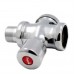 Stool Flush Valve Urinal Delay Valve Hand Press Flush Valve  Style  1 Inch Alloy Small