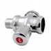 Stool Flush Valve Urinal Delay Valve Hand Press Flush Valve  Style  1 Inch Alloy Medium