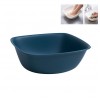 5 PCS Small Home Dormitory Cute Square Laundry Washing Vegetable Wash Basin  28 28×28 28x10cm  Dark Blue