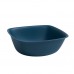 5 PCS Small Home Dormitory Cute Square Laundry Washing Vegetable Wash Basin  28 28×28 28x10cm  Dark Blue