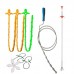 Kitchen Pipe Dredge Hook Sewer Toilet Anti  Blocking Sink Dredge Kit  Style  6 PCS Set  1M