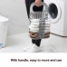 Household Bathroom Wall  Mounted Perforation  Free Folding Dirty Clothes Basket Toy Storage Basket  Grey