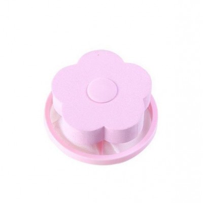 10 PCS C2096 Washing Machine Floating Material Filter Bag  Pink