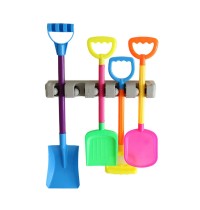 5 Position 6 Hooks Wall Mounted Mop Broom Holder Hanger Kitchen Shelf Storage Holder Home Garage Storage Systems Organizer Tool